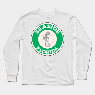 Seaside Florida Crab 30A 30 A Emerald Coast Walton County Long Sleeve T-Shirt